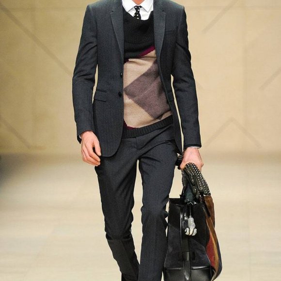 Burberry Prorsum Fall 2012 Green Cashmere Sweater - Picture 3 of 3